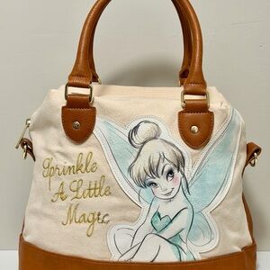 Authentic Disney Parks Tinker Bell Satchel – Discontinued Collector Bag ✨